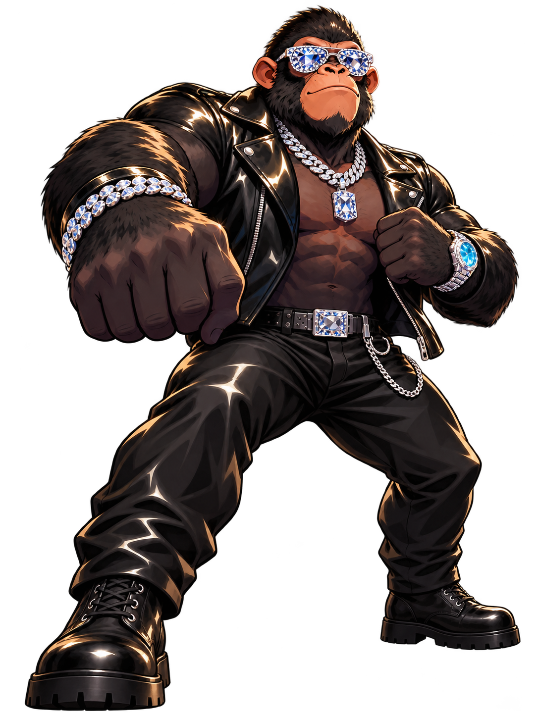 Ape Royal, versus pose