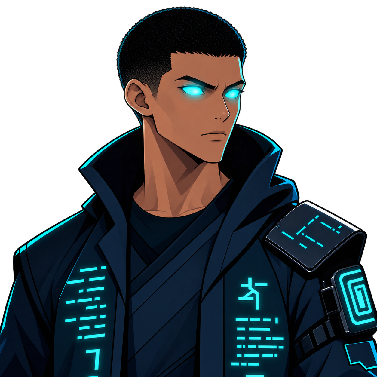 Flame Striker, portrait facing right