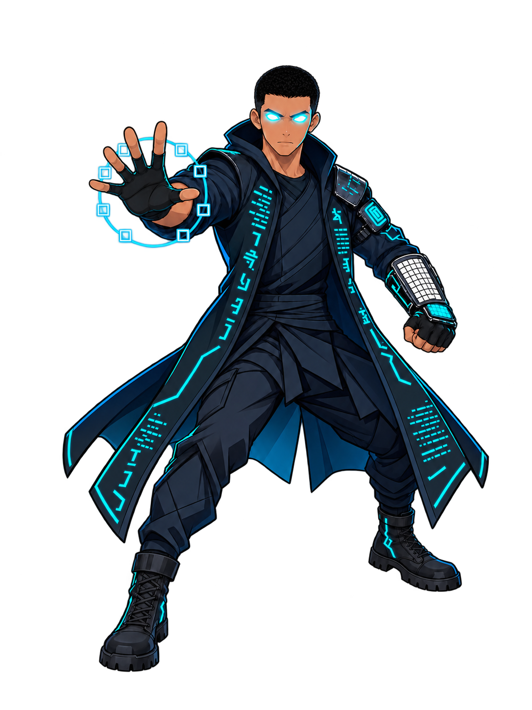 Flame Striker, versus pose