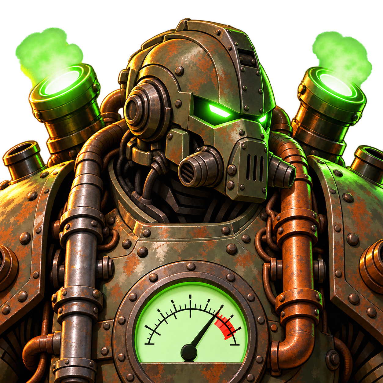 Gaslord, portrait facing right