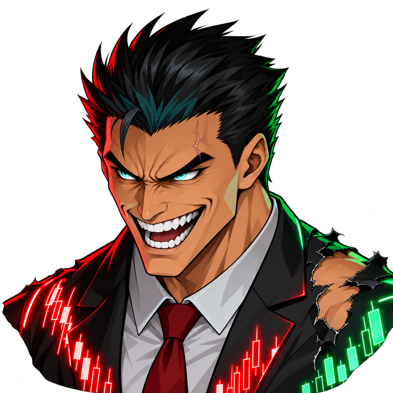 Thunder Knight, portrait facing left